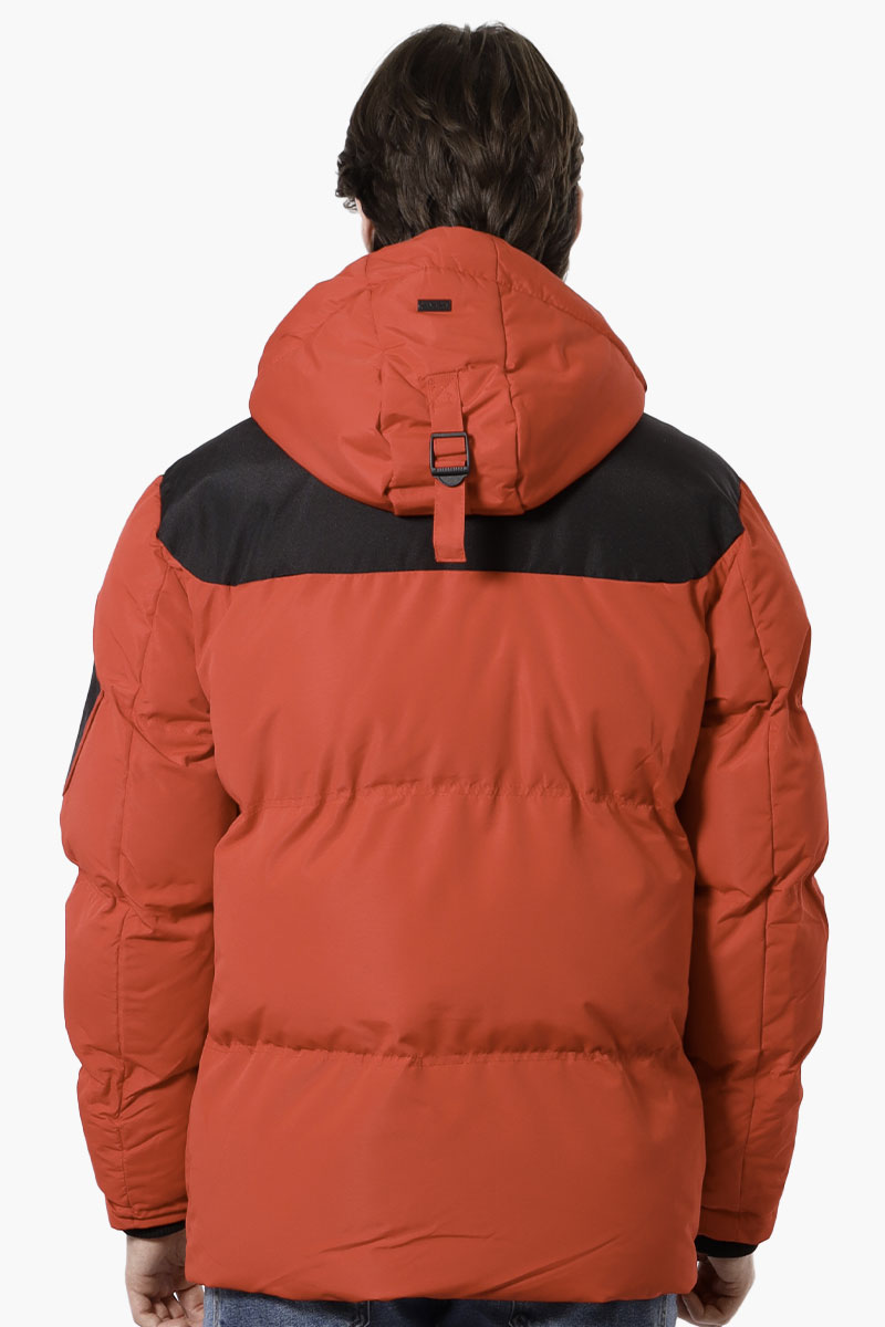 Canada Weather Gear Mouton Lined Bomber Jacket - Red - Mens Bomber Jackets - Canada Weather Gear