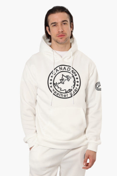 Canada Weather Gear Solid Centre Logo Hoodie - White - Mens Hoodies & Sweatshirts - International Clothiers