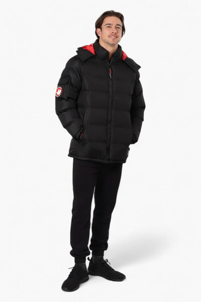 Canada Weather Gear Zip Pocket Bubble Bomber Jacket - Black - Mens Bomber Jackets - Canada Weather Gear