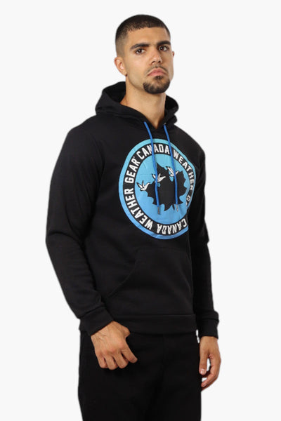 Canada Weather Gear Logo Print Hoodie - Black - Mens Hoodies & Sweatshirts - Canada Weather Gear