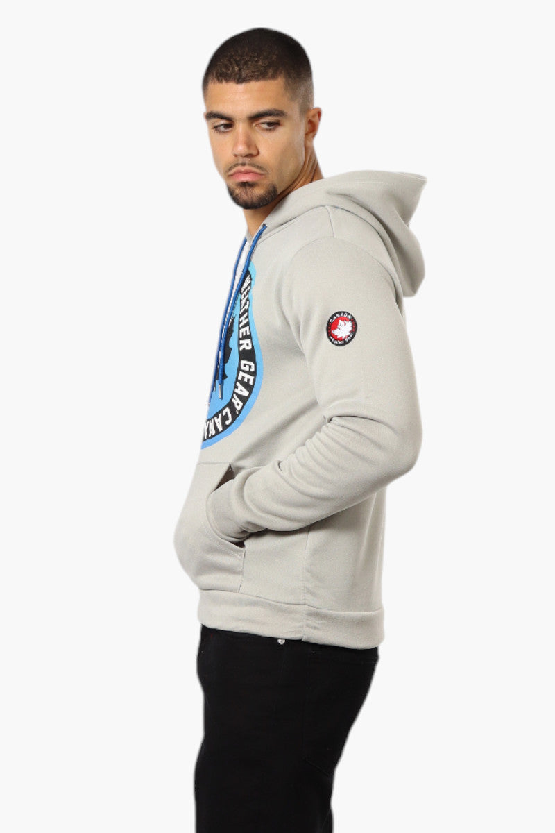 Canada Weather Gear Logo Print Hoodie - Stone - Mens Hoodies & Sweatshirts - Canada Weather Gear