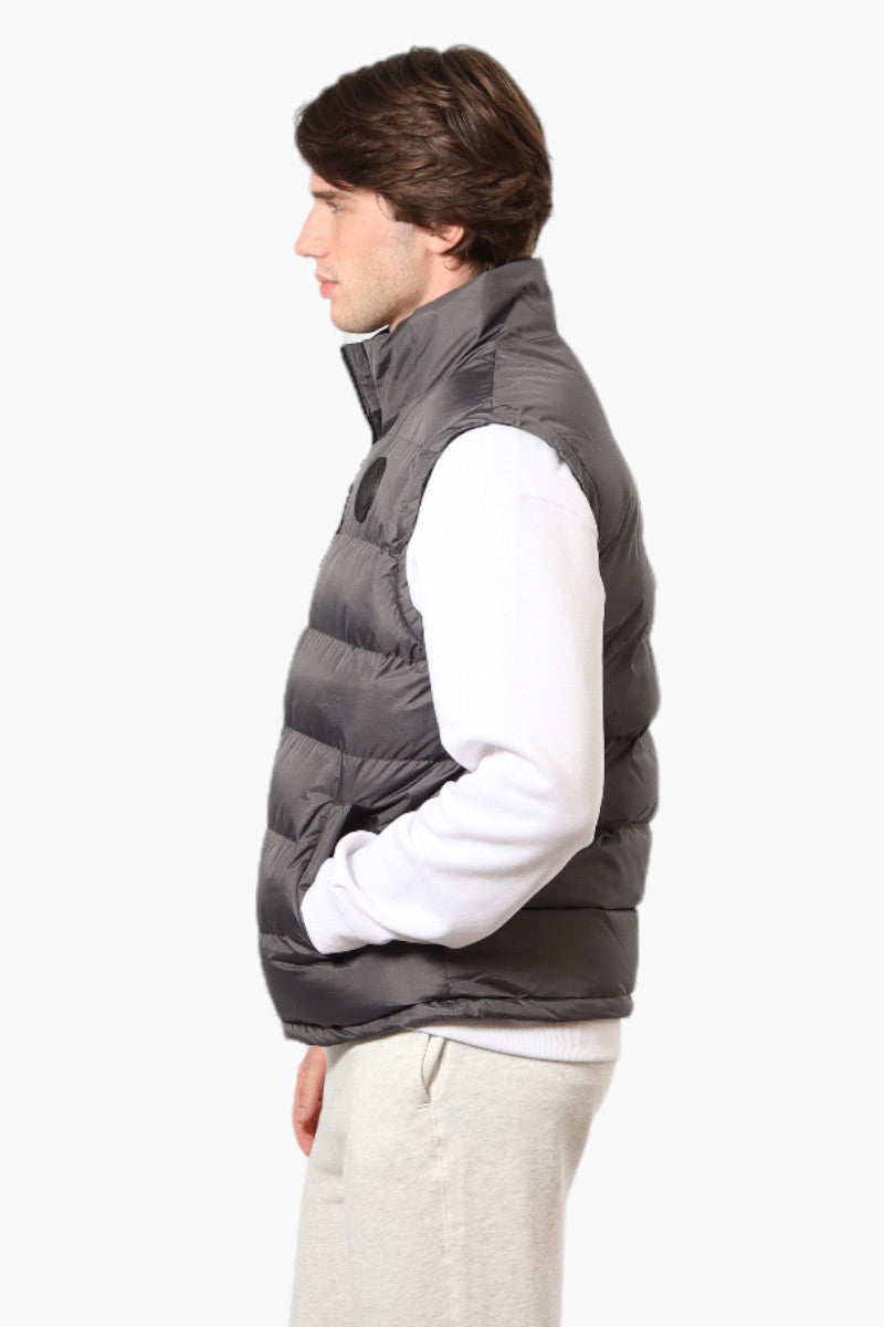 Canada Weather Gear Solid Bubble Vest - Grey - Mens Vests - Canada Weather Gear