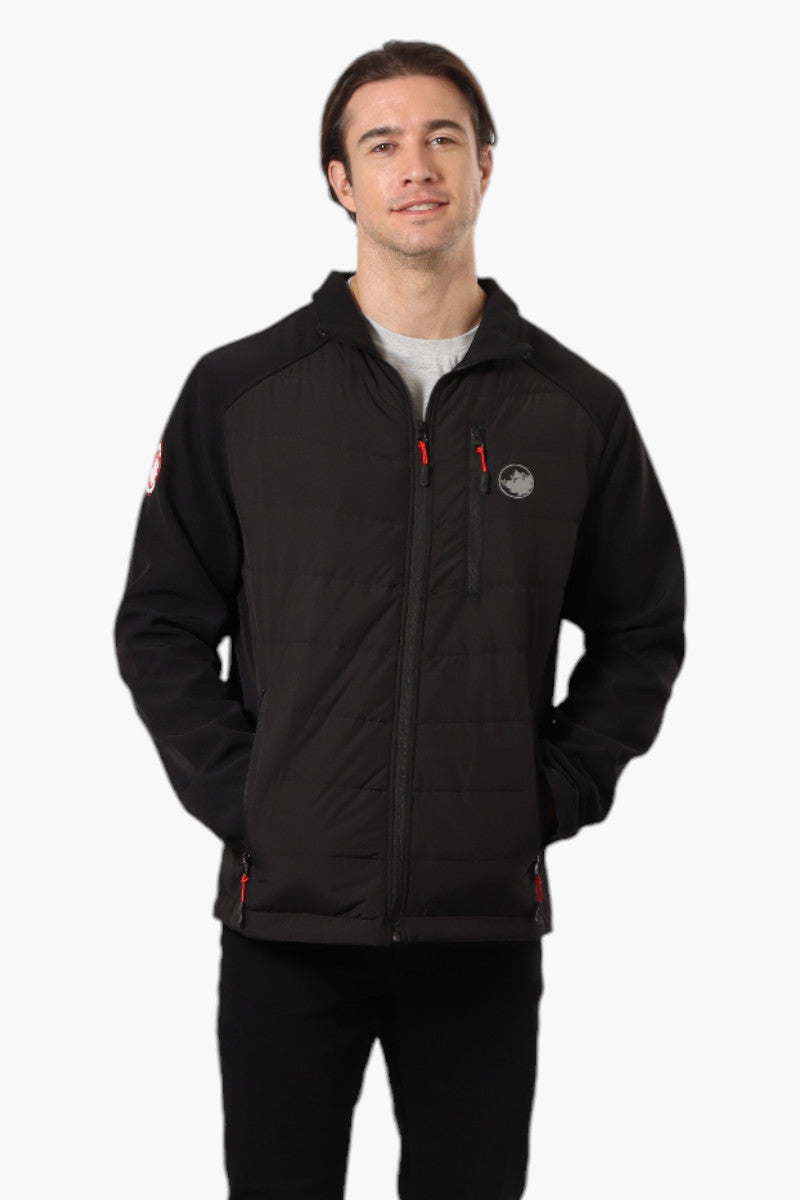 Canada Weather Gear Quilted Bubble Lightweight Jacket - Black - Mens Lightweight Jackets - Canada Weather Gear