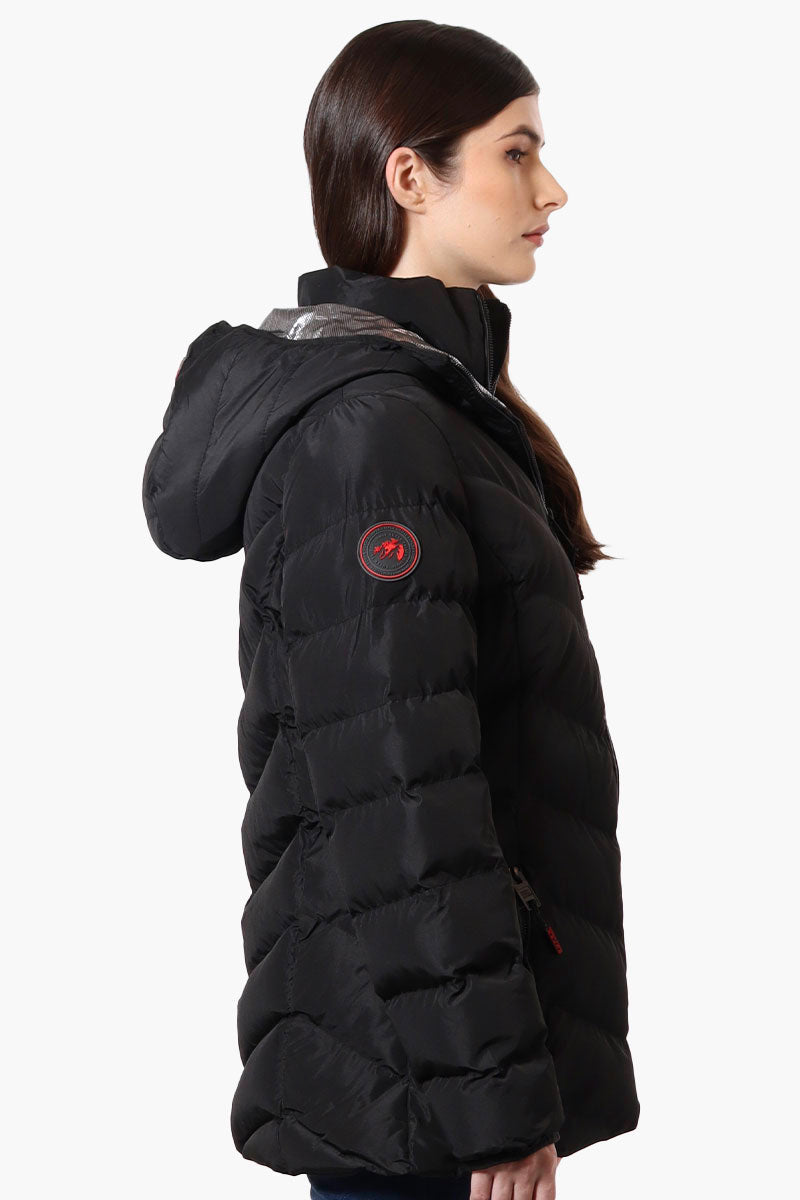 Super Triple Goose Heat Retention Lining Bomber Jacket - Black - Womens Bomber Jackets - Canada Weather Gear