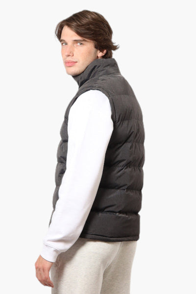 Canada Weather Gear Solid Bubble Vest - Grey - Mens Vests - Canada Weather Gear