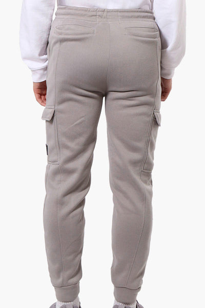 Super Triple Goose Tie Waist Cargo Joggers - Grey - Mens Joggers & Sweatpants - Canada Weather Gear