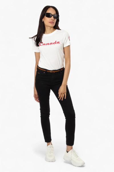 Canada Weather Gear Canada Print Tee - White - Womens Tees & Tank Tops - Canada Weather Gear