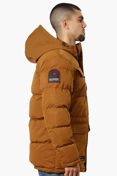 Super Triple Goose 4 Pocket Sherpa Lined Parka Jacket - Rust - Mens Parka Jackets - Canada Weather Gear