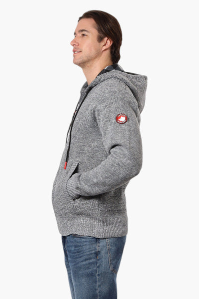 Canada Weather Gear Fleece Lined Hooded Lightweight Jacket - Grey - Mens Lightweight Jackets - Canada Weather Gear