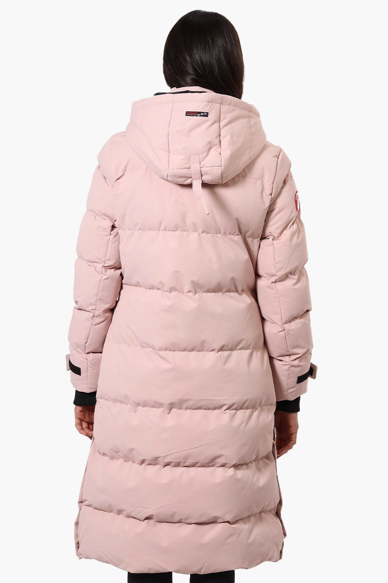 Canada Weather Gear Long Puffer Parka Jacket - Blush - Womens Parka Jackets - Canada Weather Gear