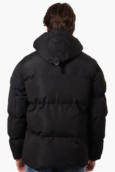 Canada Weather Gear Mouton Lined Bomber Jacket - Black - Mens Bomber Jackets - Canada Weather Gear