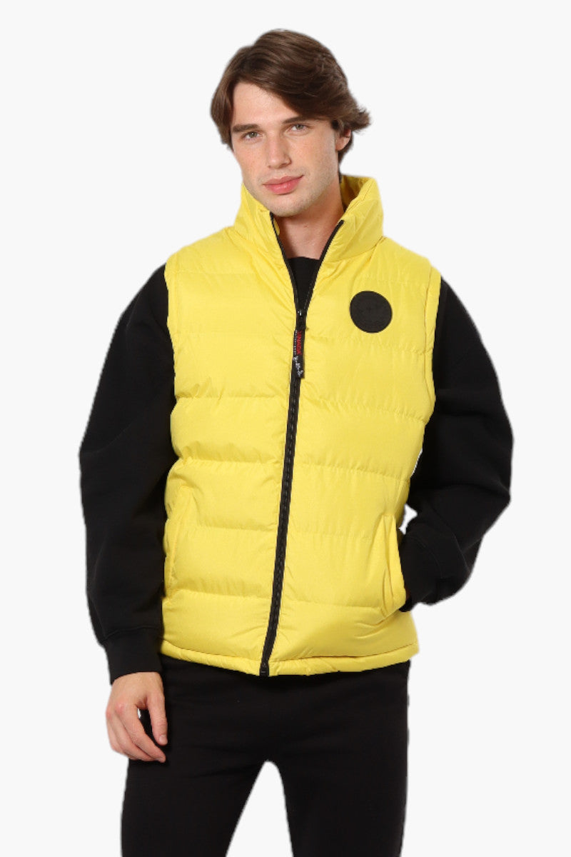 Canada Weather Gear Solid Bubble Vest - Yellow - Mens Vests - Canada Weather Gear