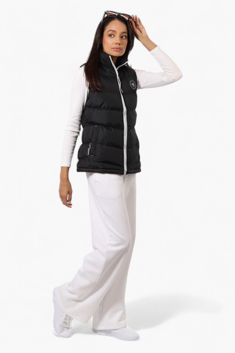 Super Triple Goose Solid Bubble Vest - Black - Womens Vests - Canada Weather Gear