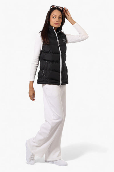 Super Triple Goose Solid Bubble Vest - Black - Womens Vests - Canada Weather Gear