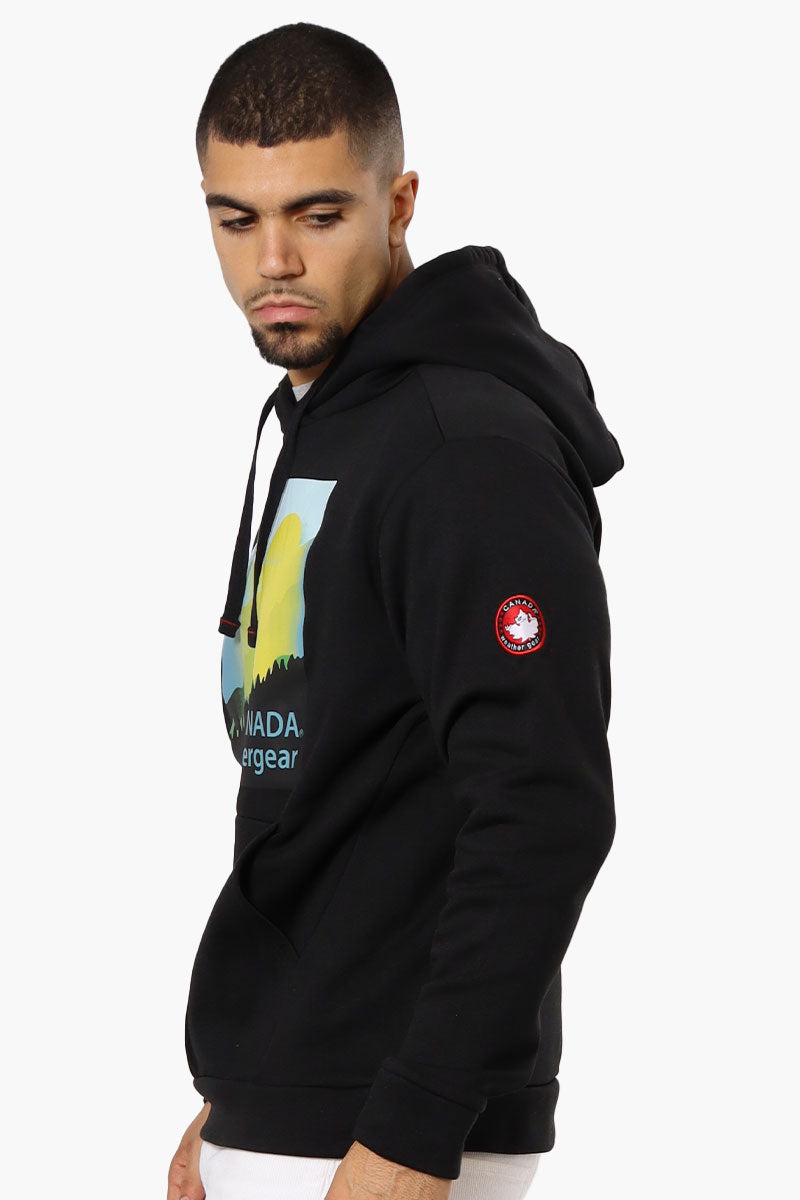 Canada Weather Gear Forest Graphic Hoodie Black