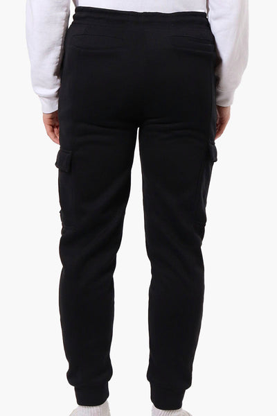 Super Triple Goose Tie Waist Cargo Joggers - Black - Mens Joggers & Sweatpants - Canada Weather Gear