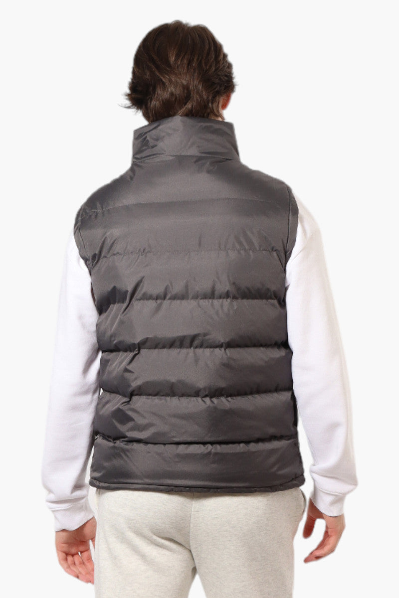 Canada Weather Gear Solid Bubble Vest - Grey - Mens Vests - Canada Weather Gear