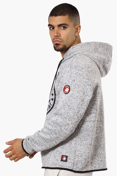 Canada Weather Gear Fleece Pullover Hoodie - Grey - Mens Hoodies & Sweatshirts - Canada Weather Gear