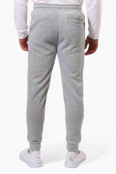 Super Triple Goose Tie Waist Track and Field Print Joggers - Grey - Mens Joggers & Sweatpants - Canada Weather Gear