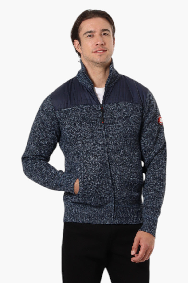 Canada Weather Gear Bonded Fleece Lined Lightweight Jacket - Navy - Mens Lightweight Jackets - Canada Weather Gear