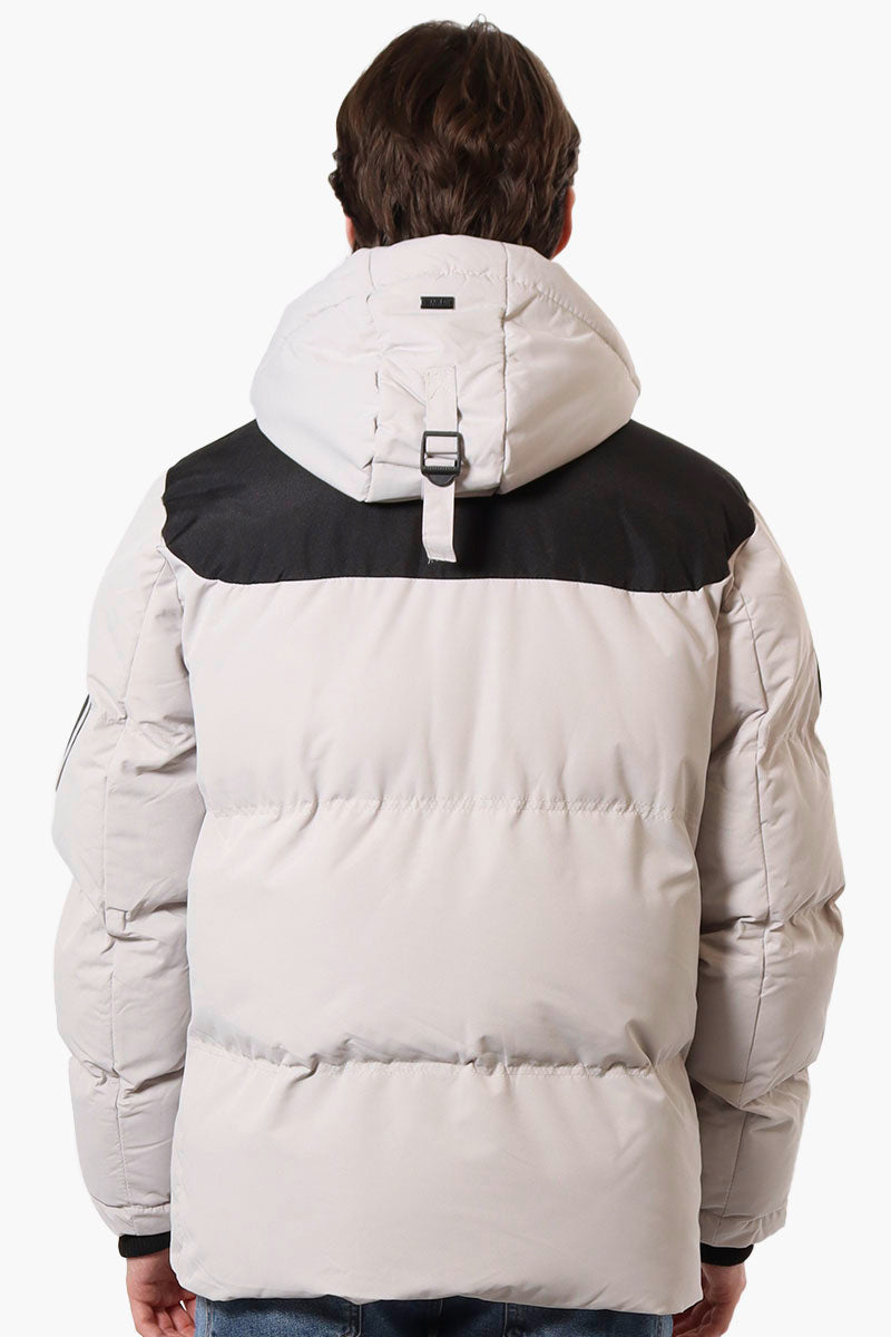 Canada Weather Gear Mouton Lined Bomber Jacket - Stone - Mens Bomber Jackets - Canada Weather Gear