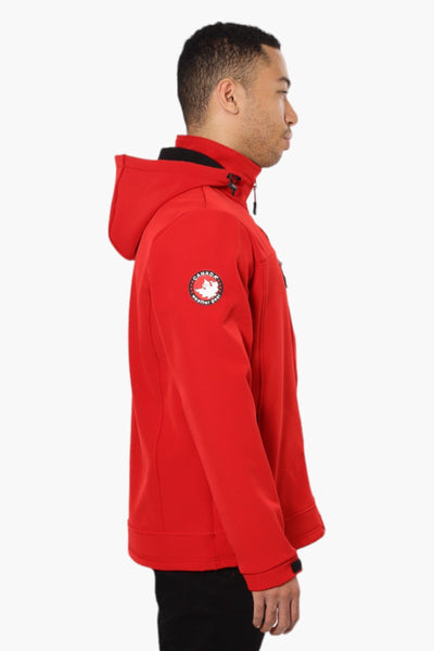 Canada Weather Gear Fleece Lined Lightweight Jacket - Red - Mens Lightweight Jackets - Canada Weather Gear