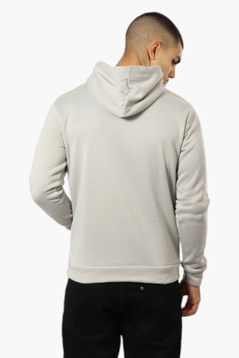 Canada Weather Gear Logo Print Hoodie - Stone - Mens Hoodies & Sweatshirts - Canada Weather Gear