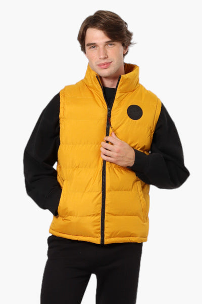 Canada Weather Gear Solid Bubble Vest - Mustard - Mens Vests - Canada Weather Gear