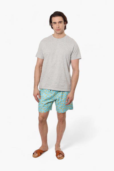 Canada Weather Gear Beer Pattern Shorts - Blue - Mens Shorts & Capris - Canada Weather Gear
