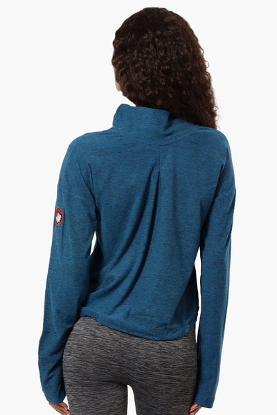 Canada Weather Gear Cowl Neck Long Sleeve Top - Navy - Womens Long Sleeve Tops - Canada Weather Gear