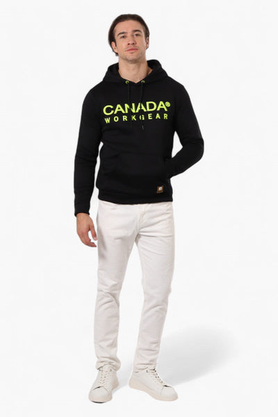 Canada Work Gear Solid Logo Print Hoodie - Black - Mens Hoodies & Sweatshirts - Canada Weather Gear