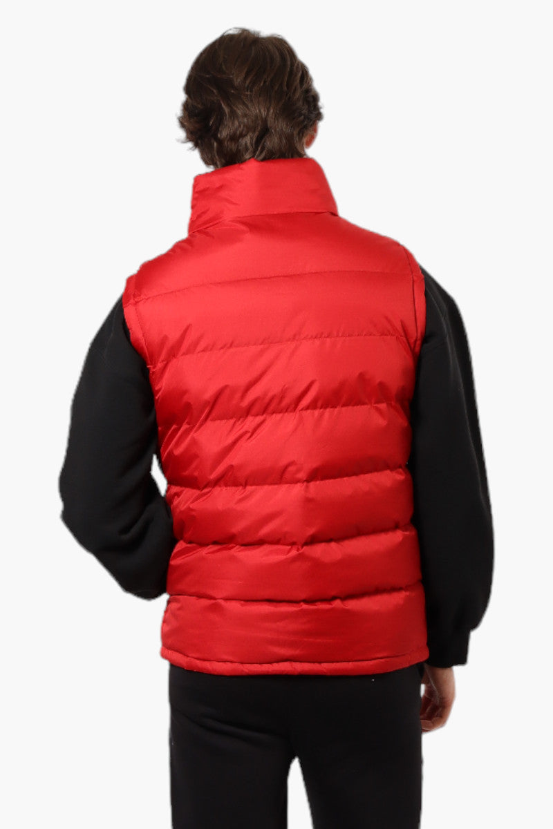 Canada Weather Gear Solid Bubble Vest - Red - Mens Vests - Canada Weather Gear