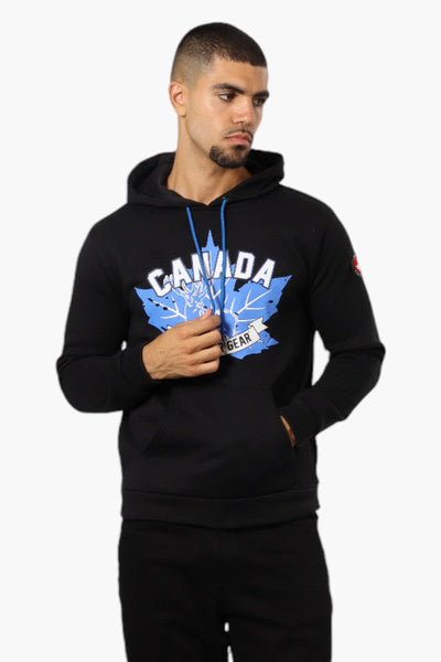 Canada Weather Gear Moose Print Hoodie - Black - Mens Hoodies & Sweatshirts - Canada Weather Gear