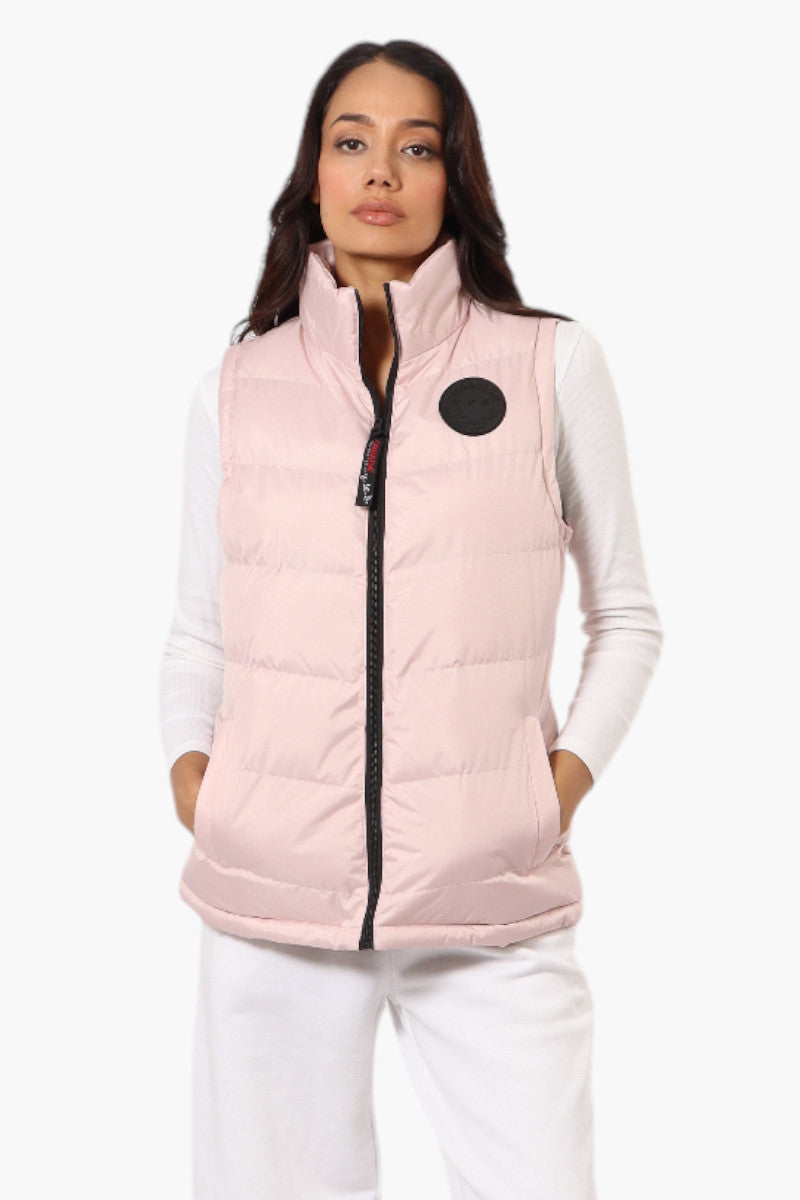 Canada Weather Gear Solid Bubble Vest - Blush - Womens Vests - Canada Weather Gear