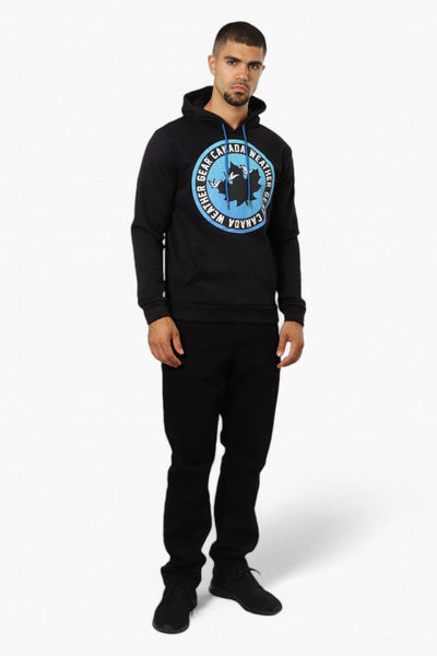 Canada Weather Gear Logo Print Hoodie - Black - Mens Hoodies & Sweatshirts - Canada Weather Gear