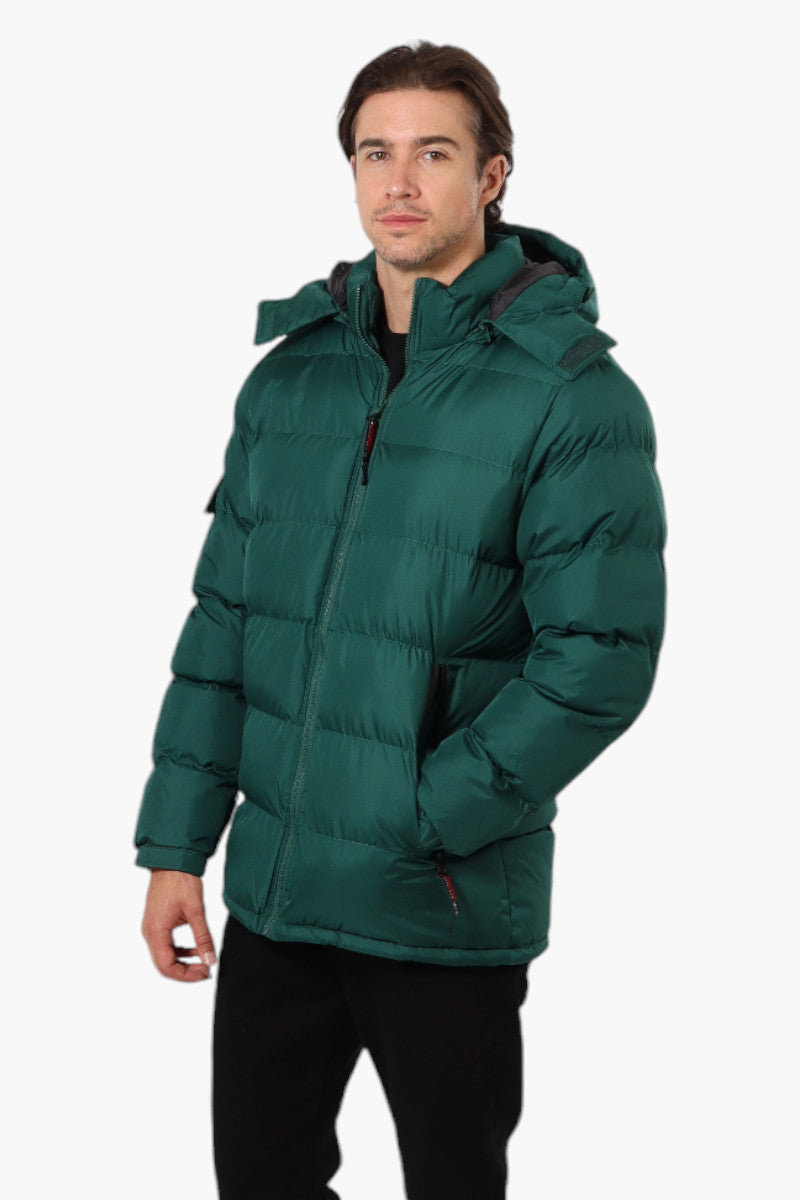 Canada Weather Gear Zip Pocket Bubble Bomber Jacket - Green - Mens Bomber Jackets - Canada Weather Gear