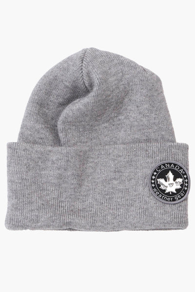 Canada Weather Gear Basic Cuffed Hat - Grey - Mens Hats - Canada Weather Gear