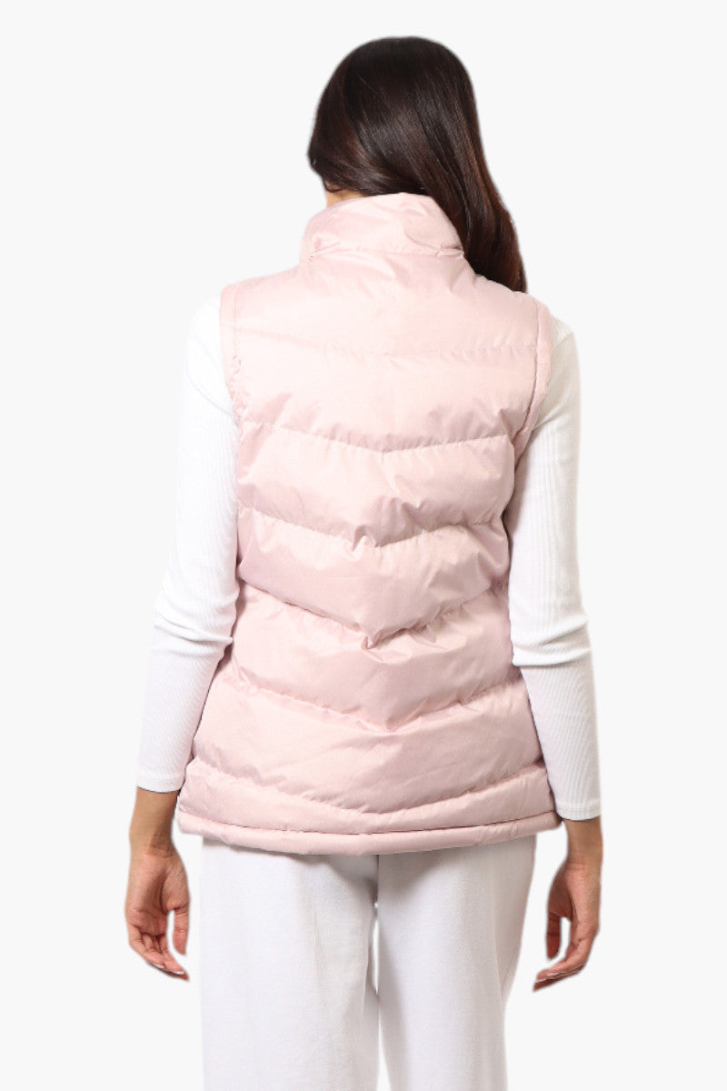 Canada Weather Gear Solid Bubble Vest - Blush - Womens Vests - Canada Weather Gear