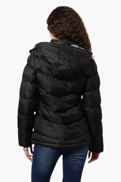 Canada Weather Gear Solid Bubble Bomber Jacket - Black - Womens Bomber Jackets - Canada Weather Gear