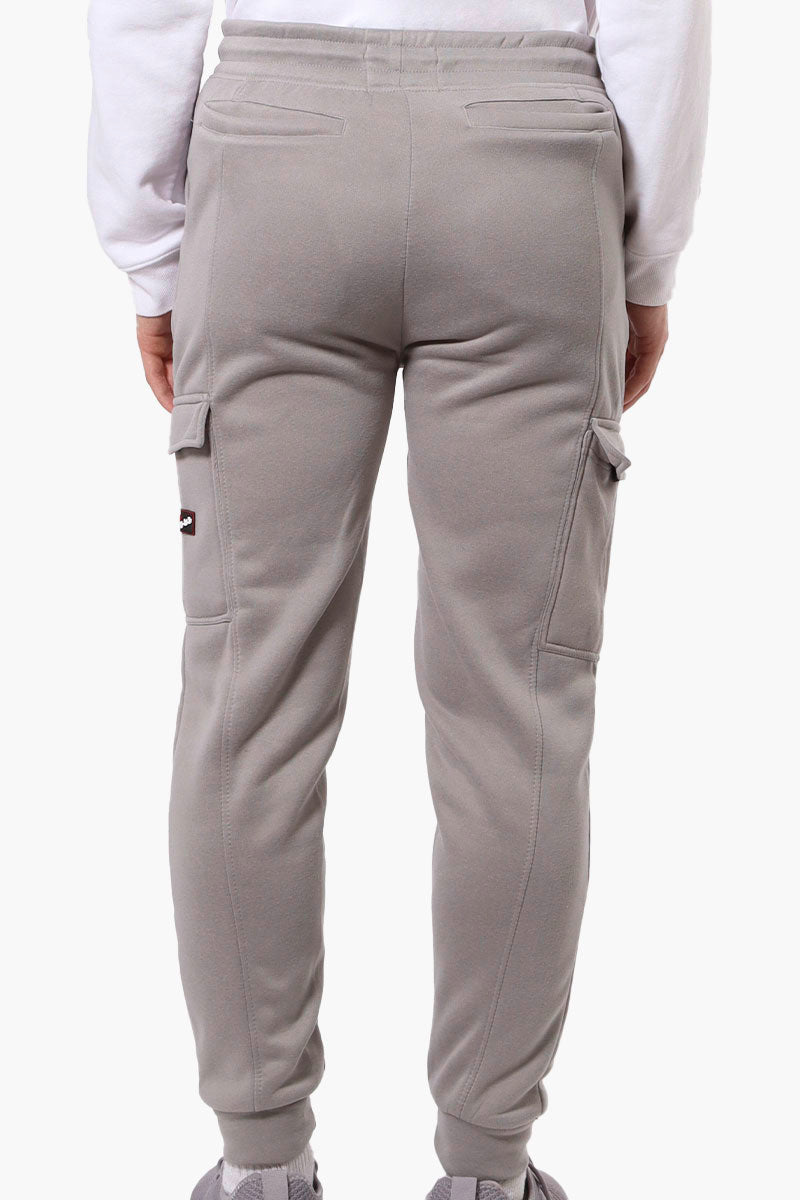 Canada Weather Gear Tie Waist Cargo Joggers - Grey - Mens Joggers & Sweatpants - Canada Weather Gear