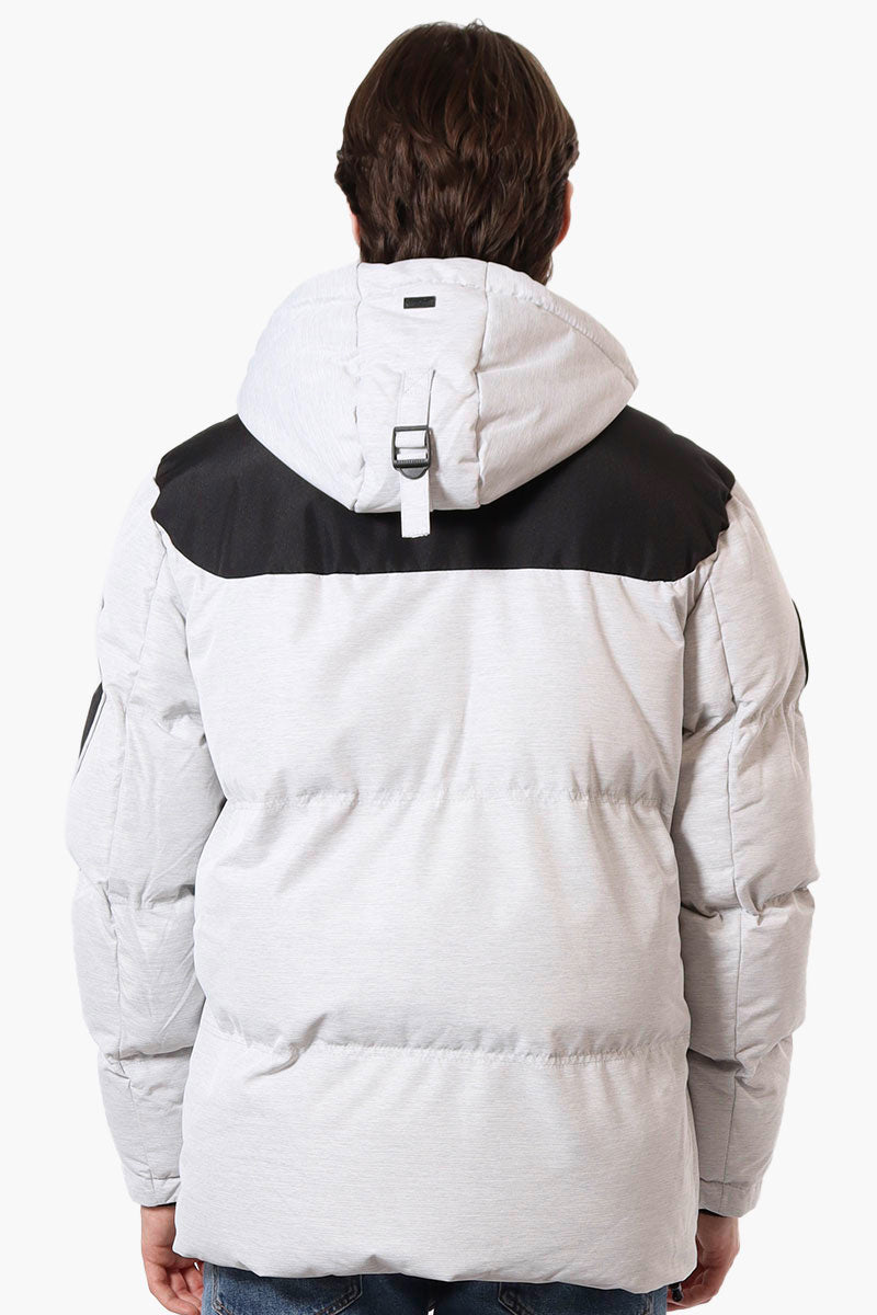 Canada Weather Gear Mouton Lined Bomber Jacket - White - Mens Bomber Jackets - Canada Weather Gear