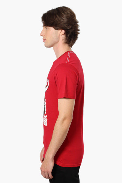 Canada Weather Gear Strong And Free Print Tee - Red - Mens Tees & Tank Tops - Canada Weather Gear