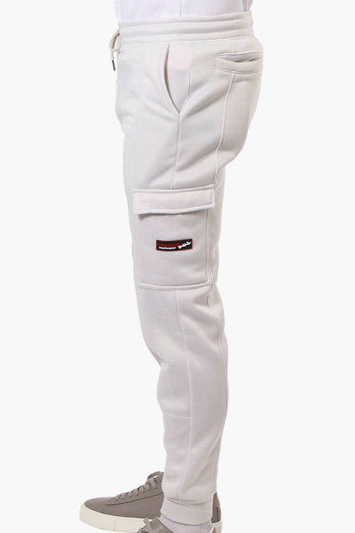 Canada Weather Gear Tie Waist Cargo Joggers - Stone - Mens Joggers & Sweatpants - Canada Weather Gear