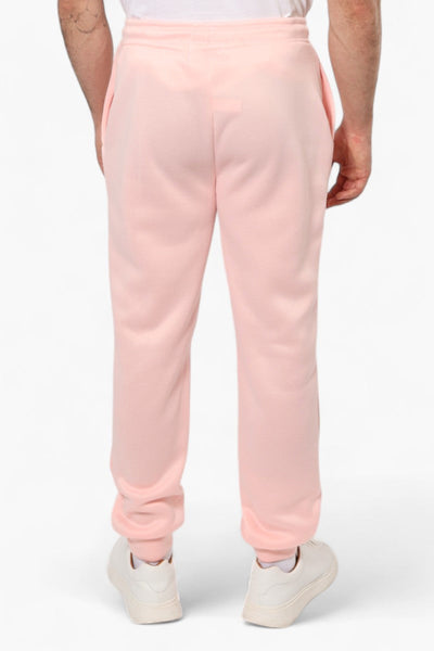 Canada Weather Gear Solid Tie Waist Joggers - Pink - Mens Joggers & Sweatpants - Canada Weather Gear
