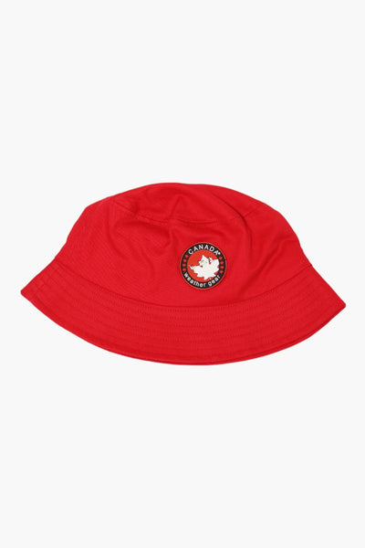 Canada Weather Gear Basic Bucket Hat - Red - Mens Hats - Canada Weather Gear