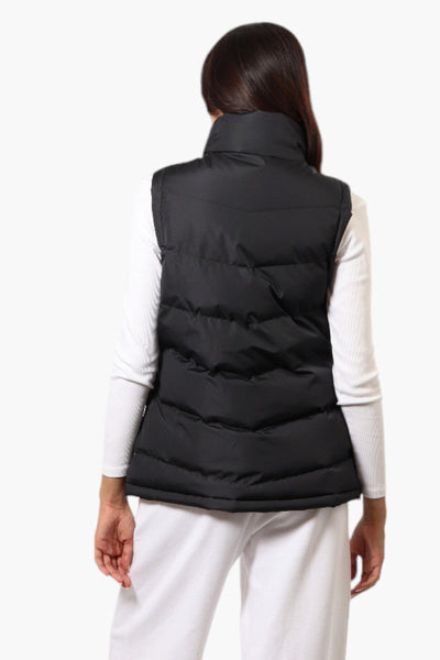 Canada Weather Gear Solid Bubble Vest - Black - Womens Vests - Canada Weather Gear