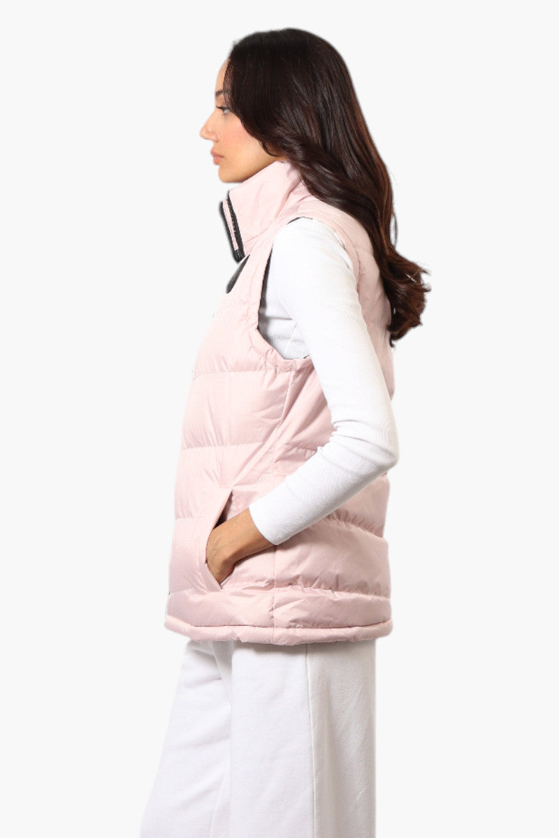 Canada Weather Gear Solid Bubble Vest - Blush - Womens Vests - Canada Weather Gear