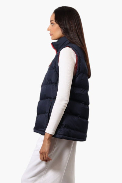 Super Triple Goose Solid Bubble Vest - Navy - Womens Vests - Canada Weather Gear