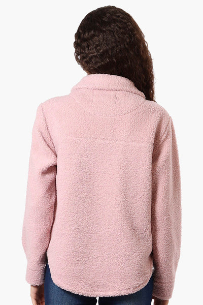 Canada Weather Gear Sherpa Lightweight Jacket - Pink - Womens Lightweight Jackets - Canada Weather Gear