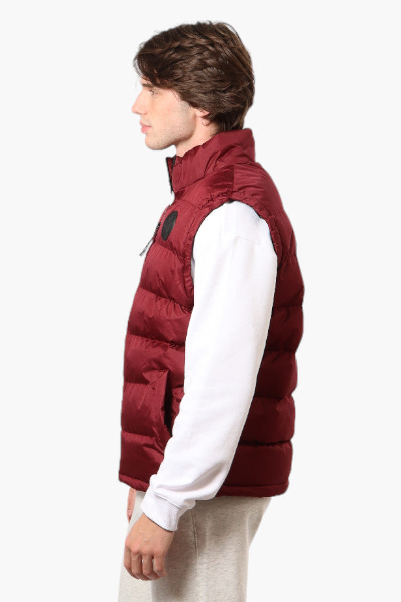 Canada Weather Gear Solid Bubble Vest - Burgundy - Mens Vests - Canada Weather Gear